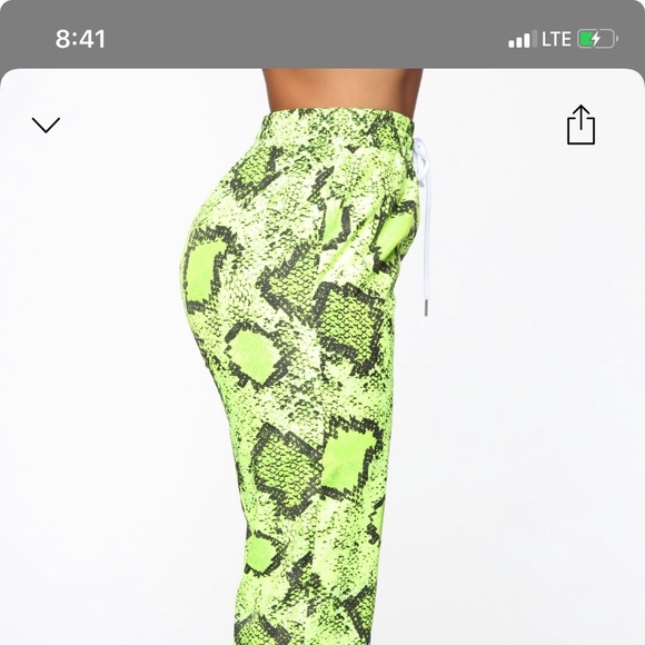 Snake print joggers - Picture 3 of 4